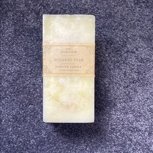 Sheffield Home Sugared Pear Square Candle
